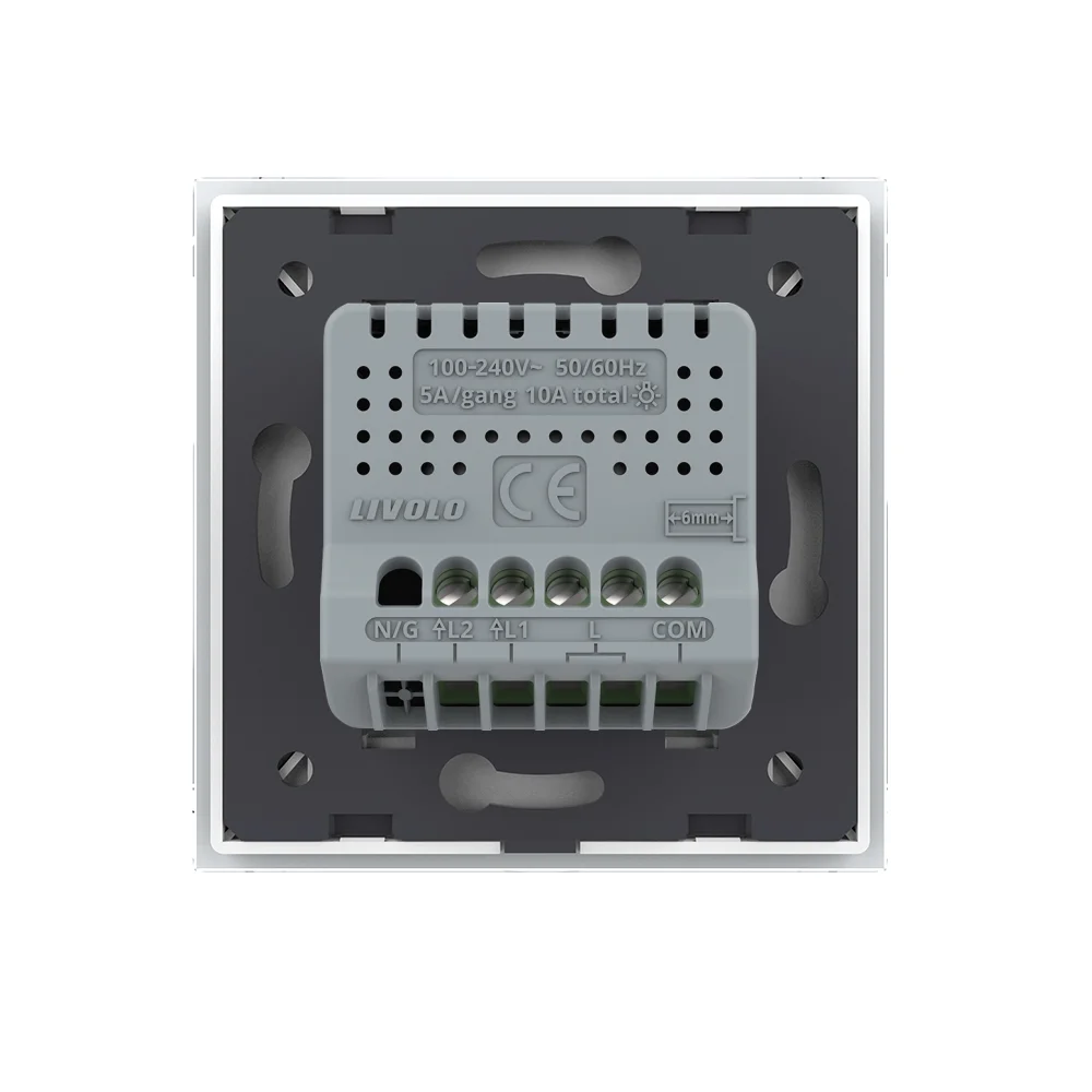 Intrerupator Dublu Cap Scara / Cruce cu Touch LIVOLO [4]