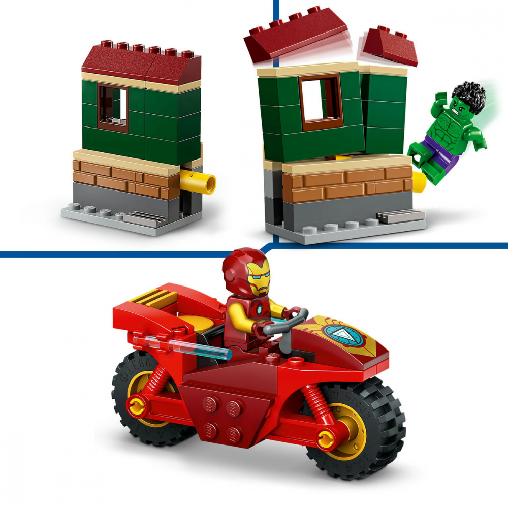 Iron Man cu motocicleta si Hulk [8]