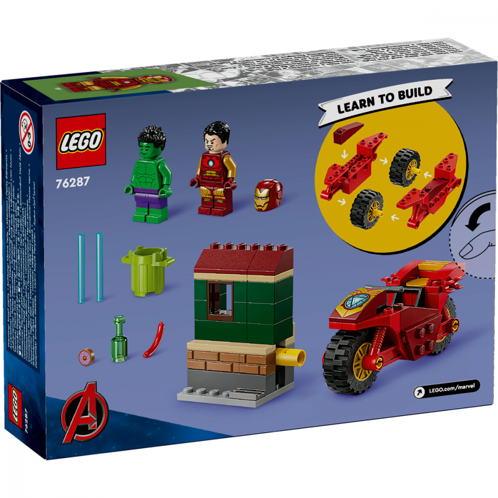 Iron Man cu motocicleta si Hulk [3]