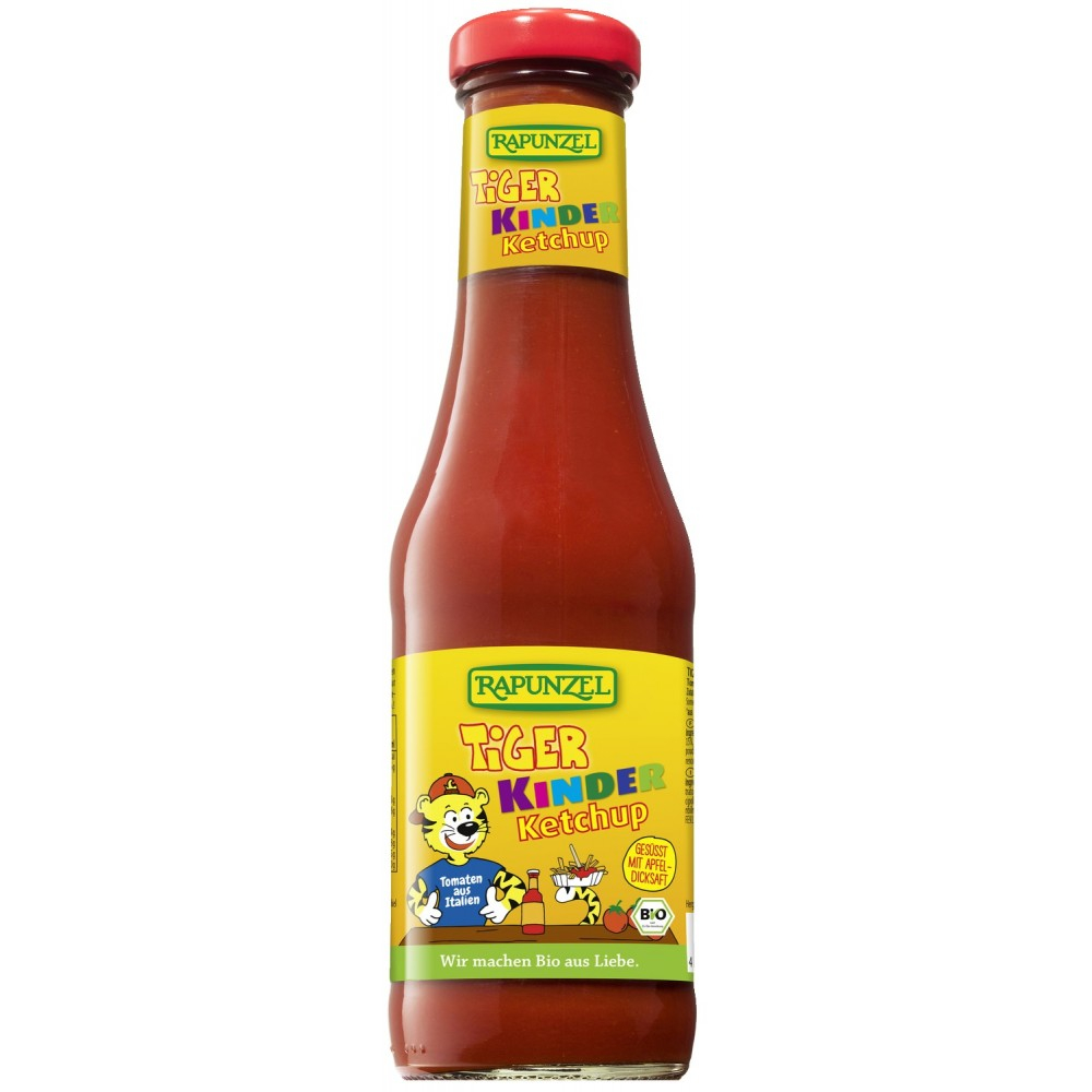 Ketchup de tomate bio indulcit cu nectar de mere pentru copii [1]