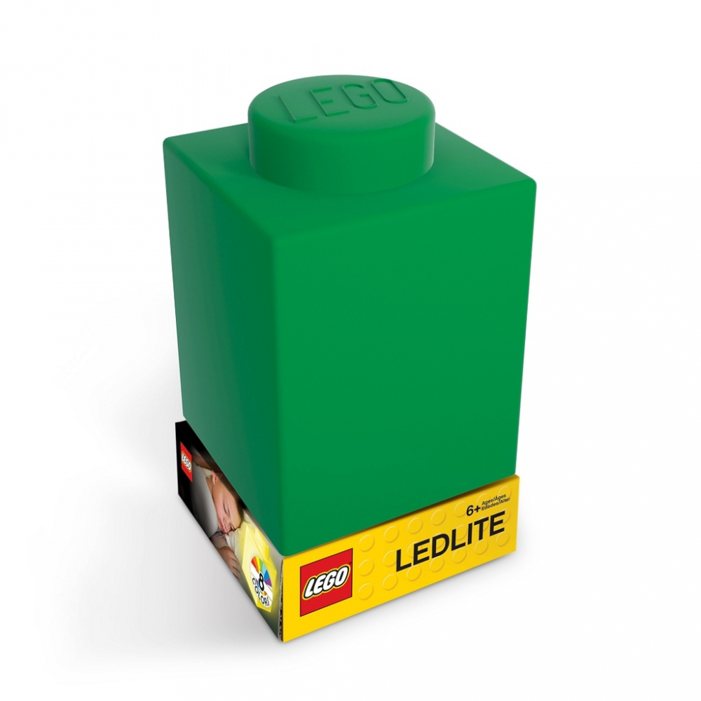 Lampa Caramida LEGO verde [1]