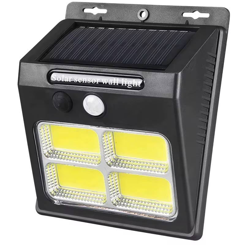 Lampa de perete LED 30W si Panou solar Pexor, Acumulator integrat, Control inteligent, Sezon de miscare și lumina, Negru [2]