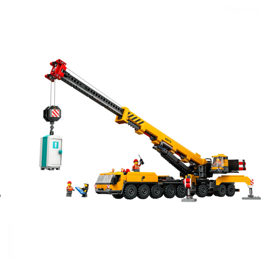 Macara mobila galbena de constructii [7]