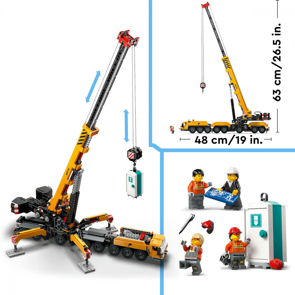 Macara mobila galbena de constructii [9]