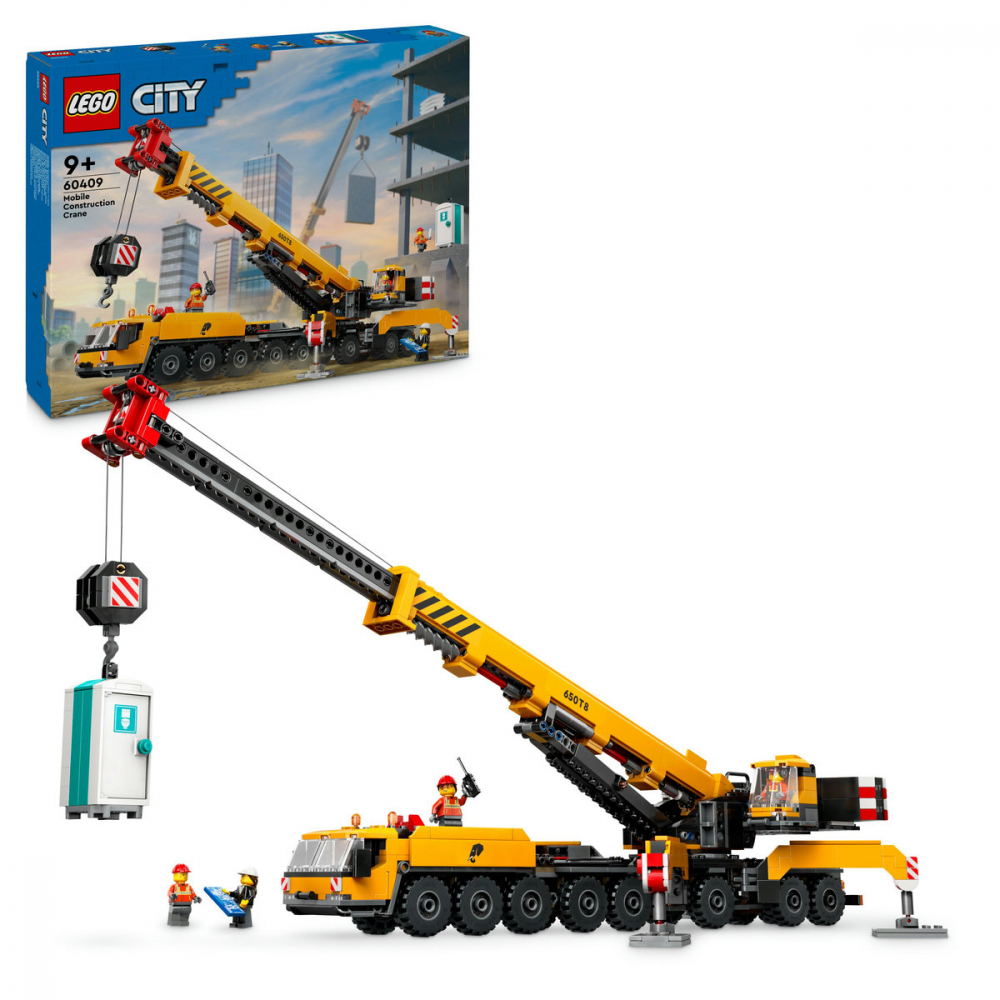 Macara mobila galbena de constructii [1]