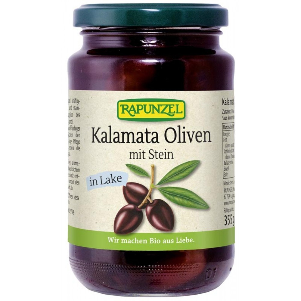 Masline Kalamata bio cu samburi, in saramura [1]