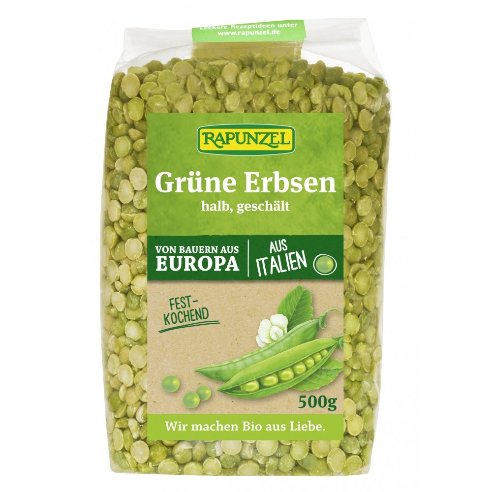 Mazare verde bio jumătăţi cojite [1]