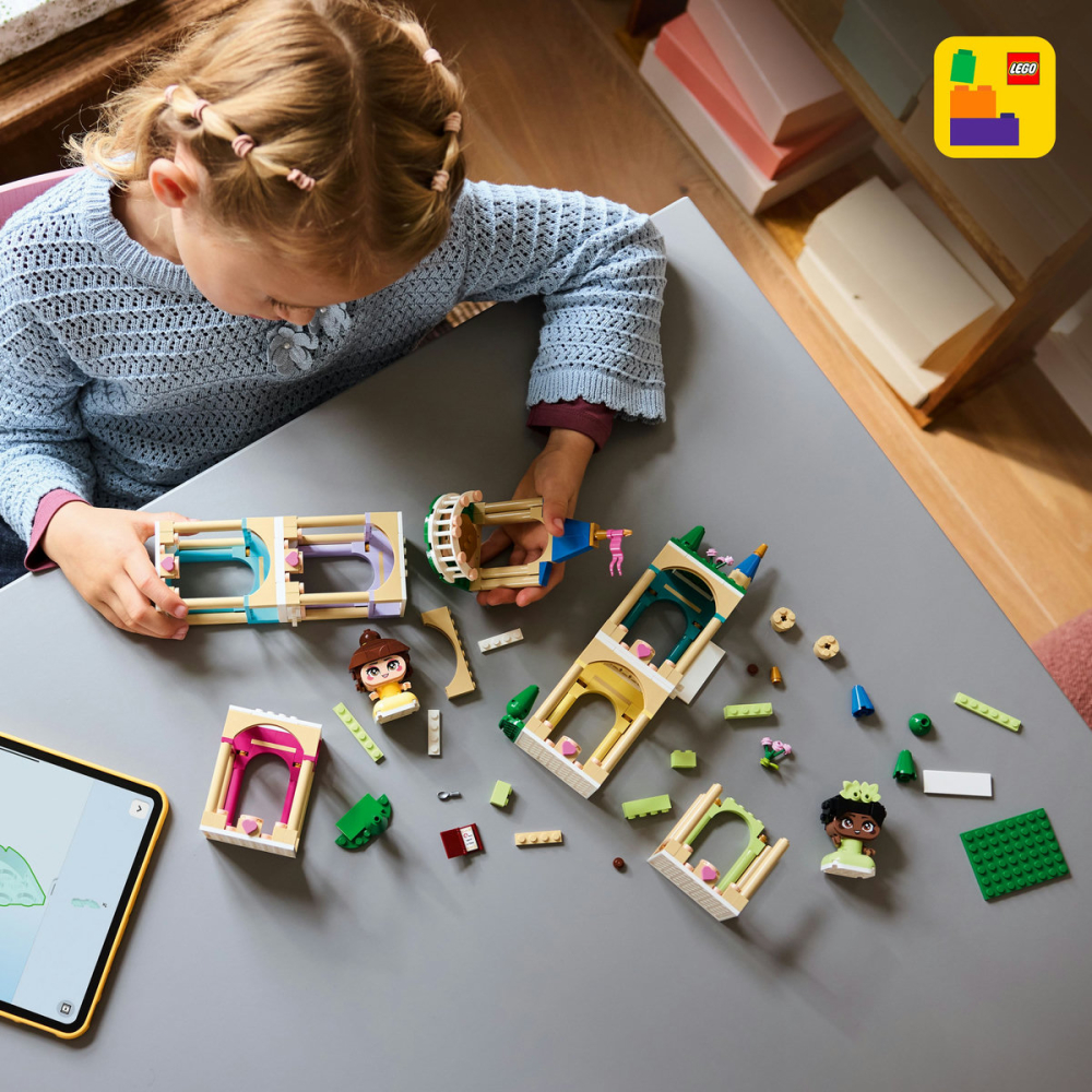 Miniprințesele Belle și Tiana la castel [6]