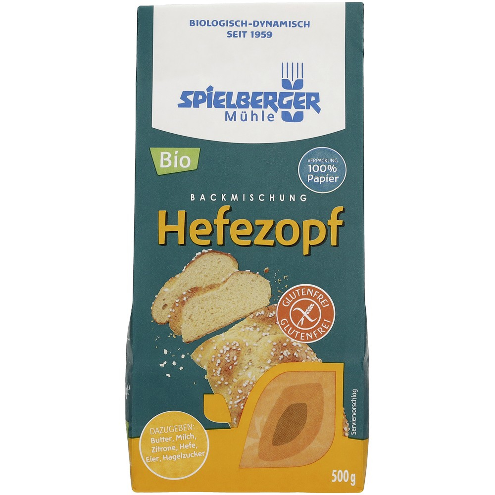 Mix bio pentru paine dulce impletita, fara gluten [1]