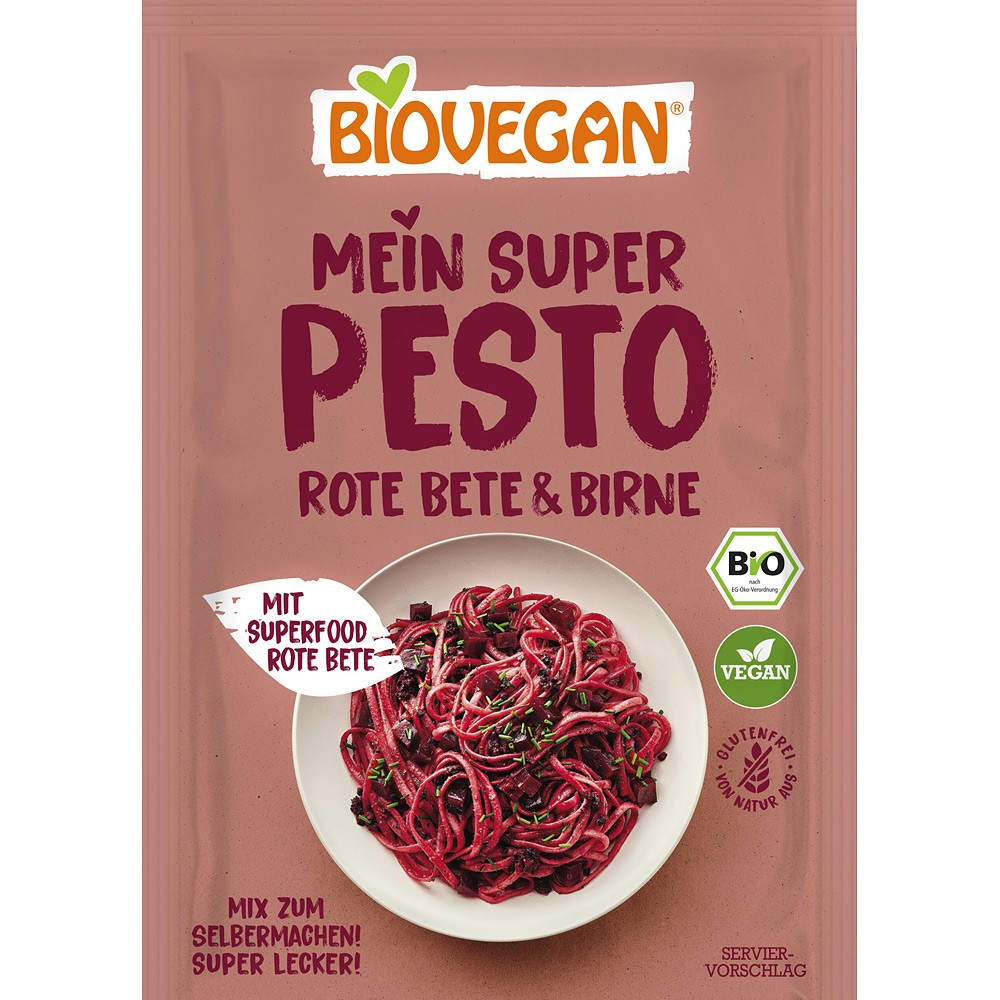 Mix pentru pesto bio cu sfecla rosie si pere, fara gluten, vegan [1]