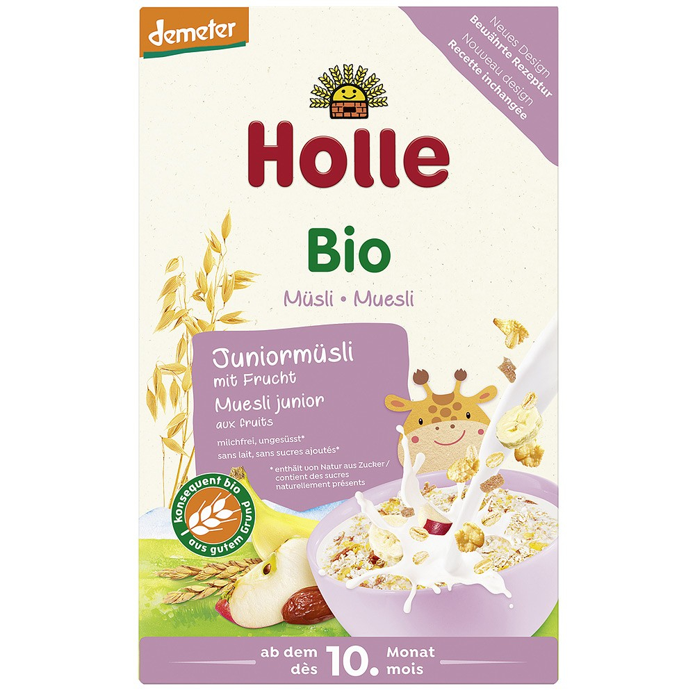 Musli bio junior cu cereale si fructe pentru copii, +10 luni [1]