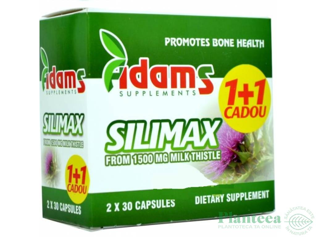 Pachet Silimax 1500mg 60cps. Adams [1]