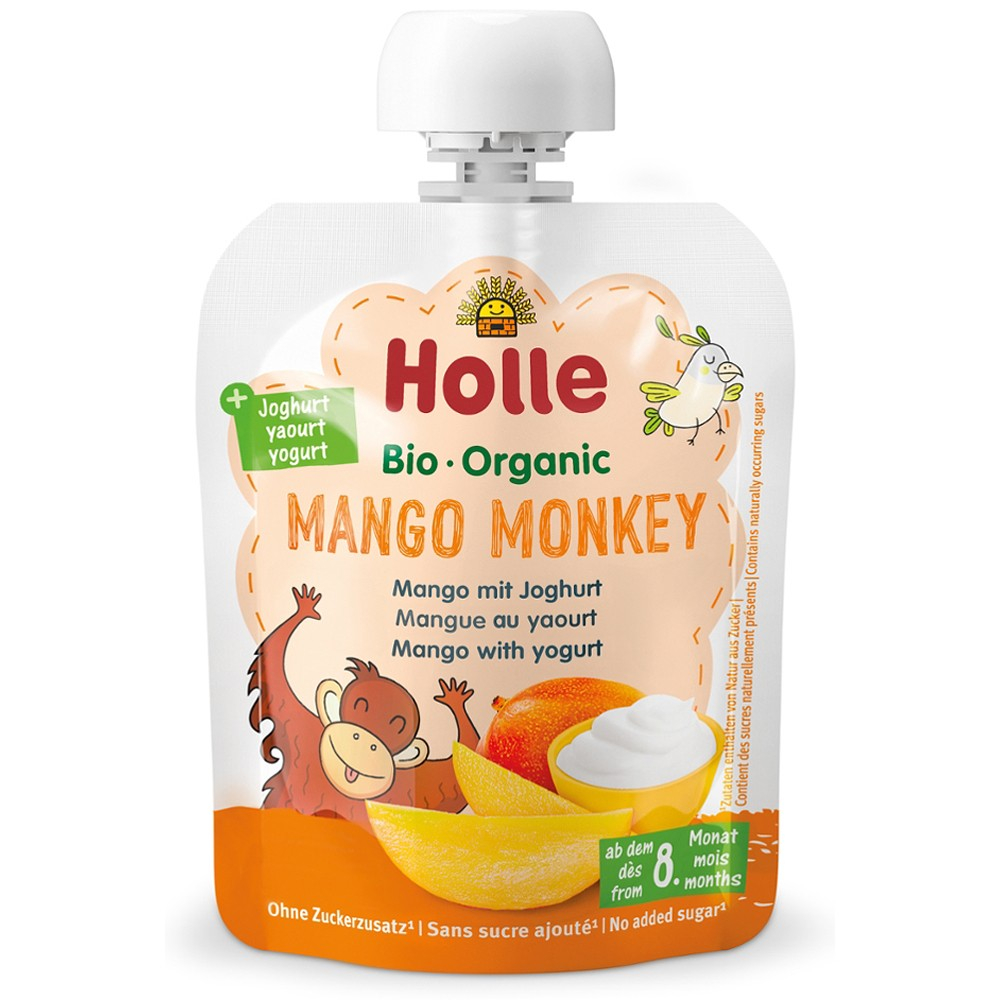 Piure bio de mango cu iaurt pentru copii, +8 luni [1]