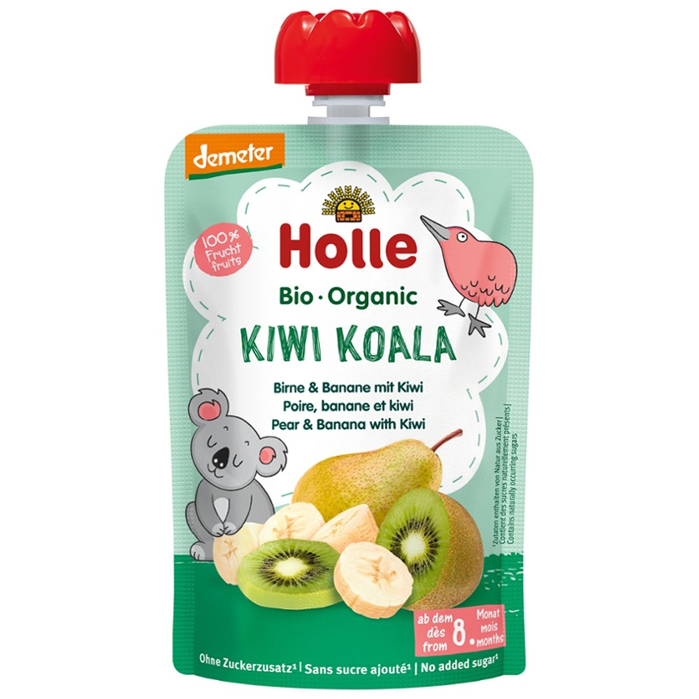 Piure bio de pere, banane si kiwi pentru copii, +8 luni [1]