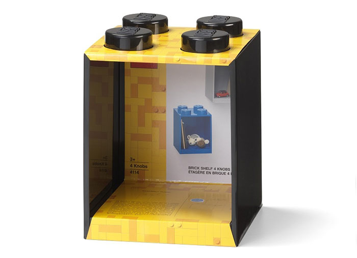 Raft Caramida LEGO 2x2 - Negru [3]