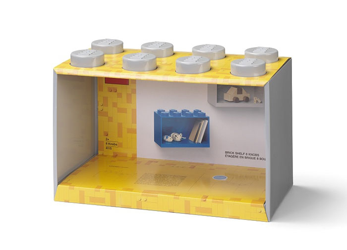 Raft Caramida LEGO 2x4 - Gri [3]
