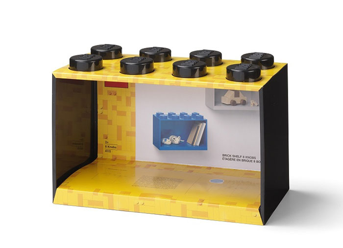Raft Caramida LEGO 2x4 - Negru [3]