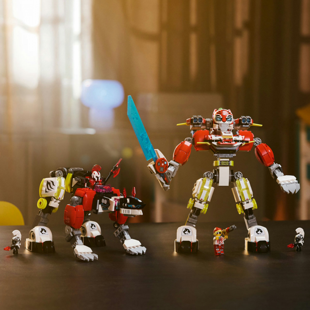 Robotul tigru al lui Cooper si masina hot rod a lui Zero [5]