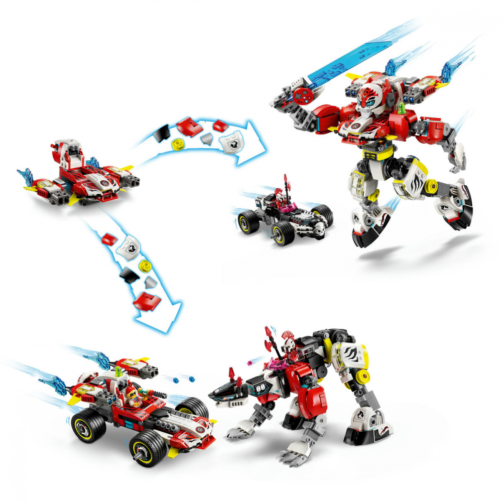 Robotul tigru al lui Cooper si masina hot rod a lui Zero [4]
