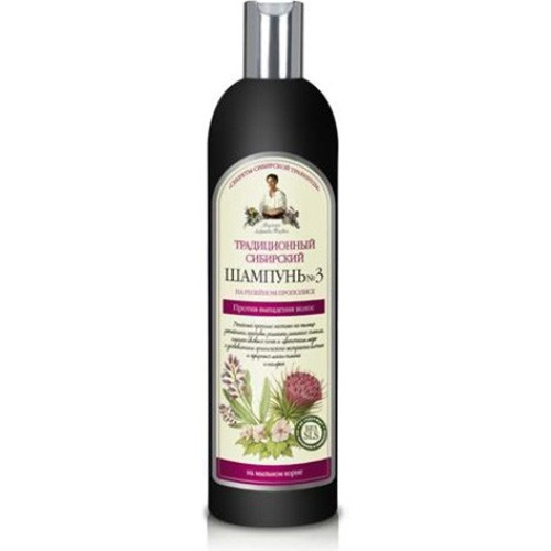 Sampon siberian impotriva caderii parului cu propolis de brusture 550ml Bunica Agafia [1]