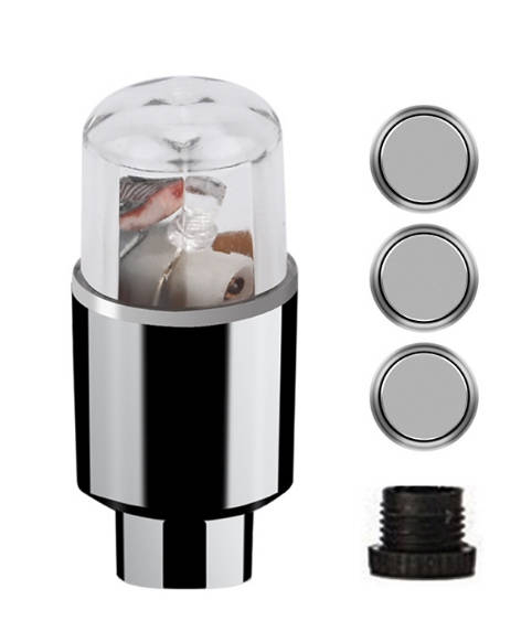 Set 2 capace ventil anvelopa lumini LED RGB [2]