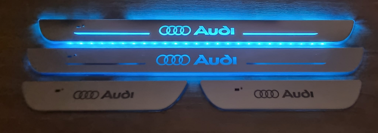 Ornament protectie magnetica prag auto Audi [5]