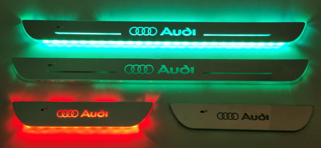 Ornament protectie magnetica prag auto Audi [2]