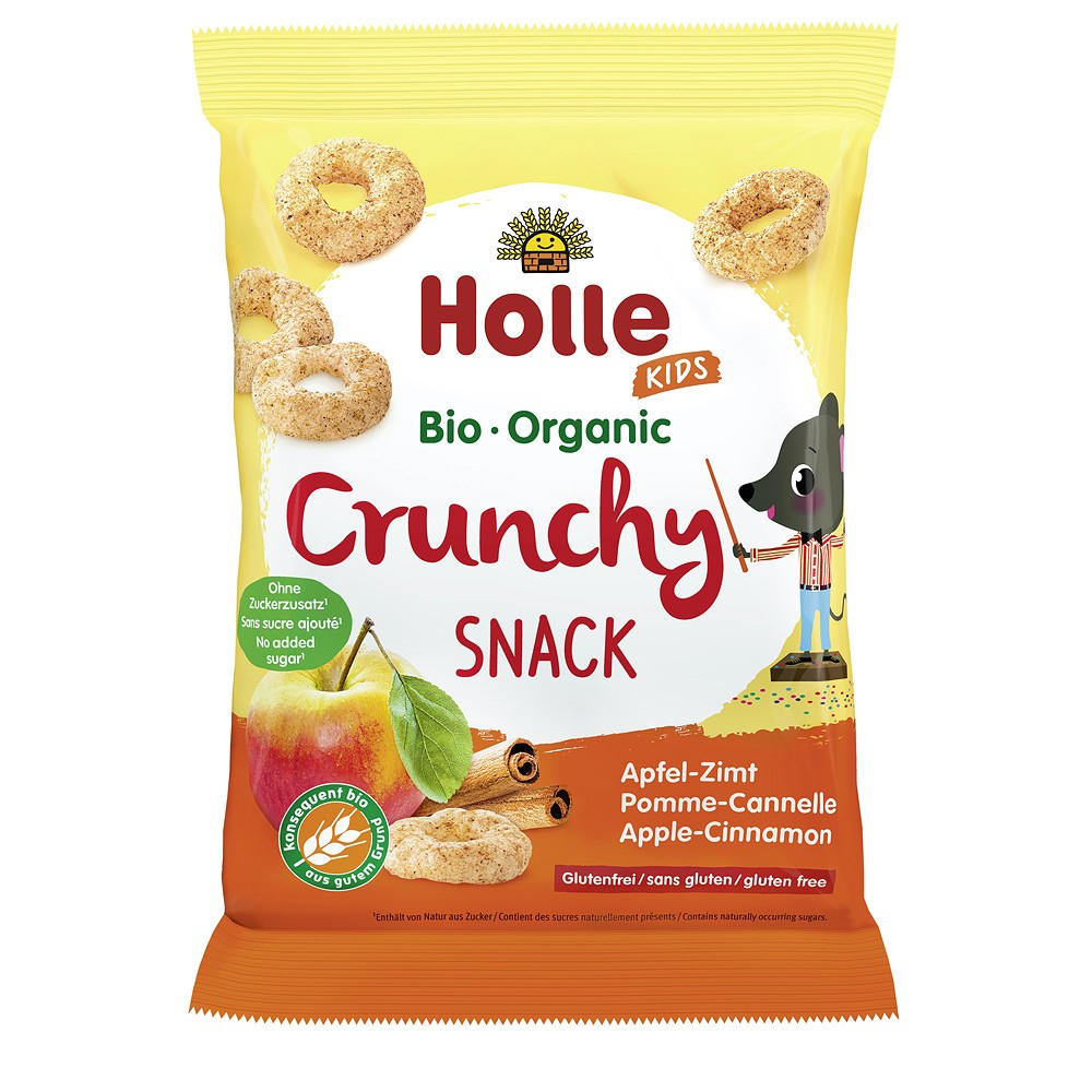 Snack crocant bio cu mar si scortisoara, +3 ani [1]