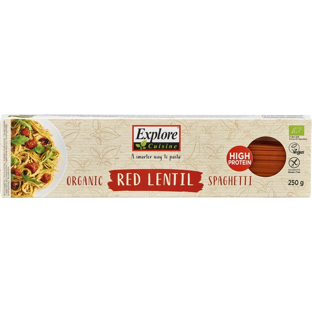 Spaghetti din linte rosie bio fara gluten [1]