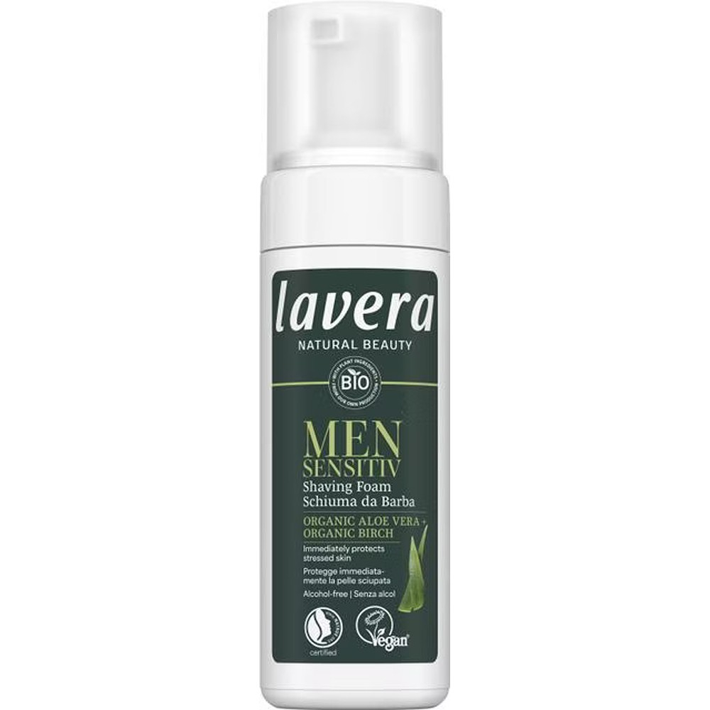 Spuma de ras sensitiv cu aloe vera bio si mesteacan bio [1]