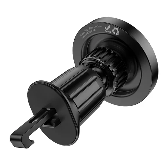 Suport Auto pentru Telefon, Magnetic, montaj ventilatie, PullClip, Negru, Hoco H56 [4]
