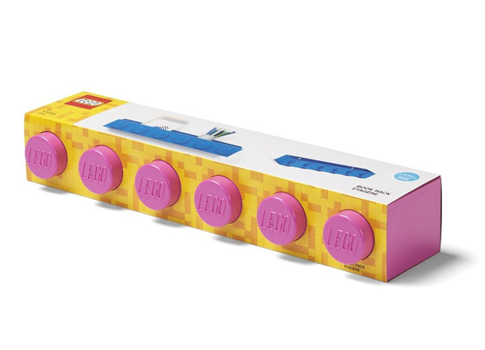 Suport LEGO pentru carti - Roz [3]
