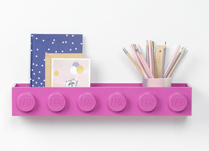 Suport LEGO pentru carti - Roz [2]