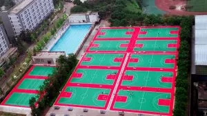 Teren baschet streetball Half Court 17x13m [9]