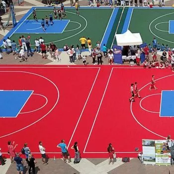 Teren baschet streetball Half Court 17x13m [8]