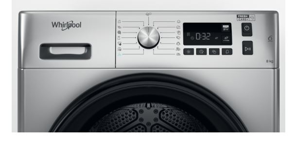 Uscător de rufe Fresh Care cu condensare, Whirpool, 8 kg, AWZ 8CDS/DF [5]