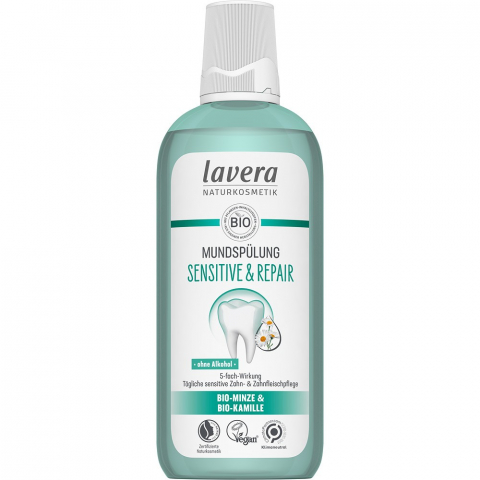 Pasta de dinti - Apa de gura sensitive cu menta si musetel bio