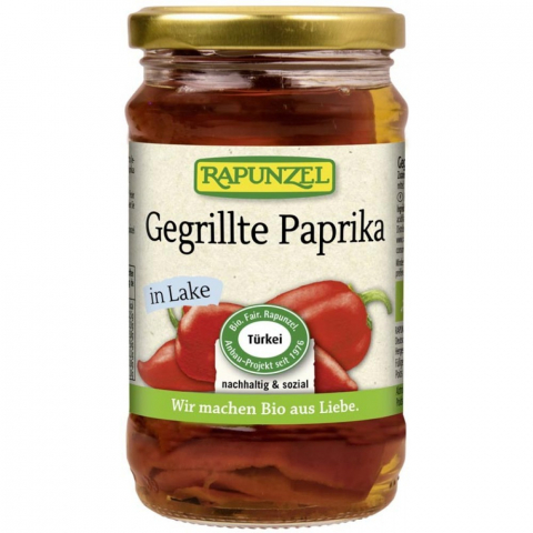 Antipasti bio - Ardei rosu copt in saramura