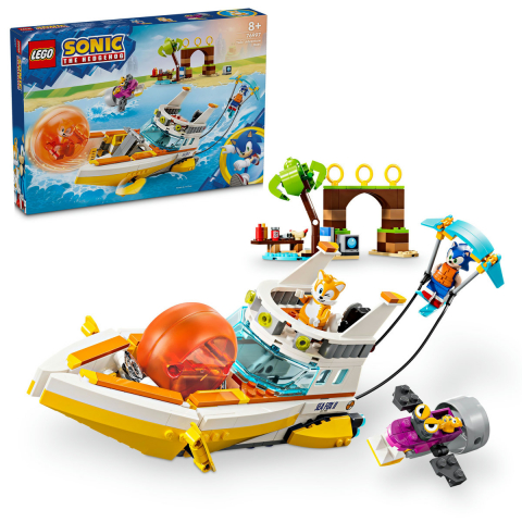 LEGO Sonic the Hedgehog - Barca de aventuri a lui Tails