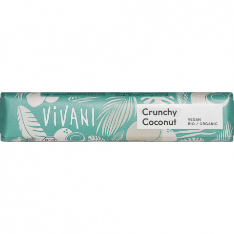 Ciocolata bio - Baton de ciocolata crocanta cu cocos