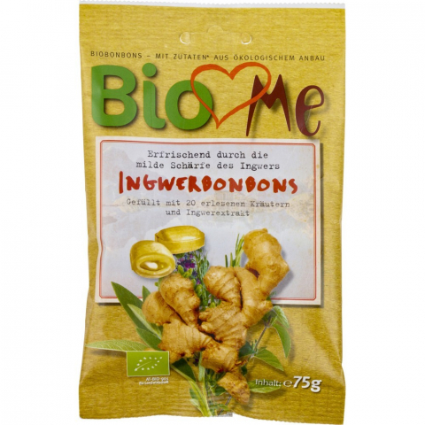 Bomboane bio - Bomboane cu ghimbir bio