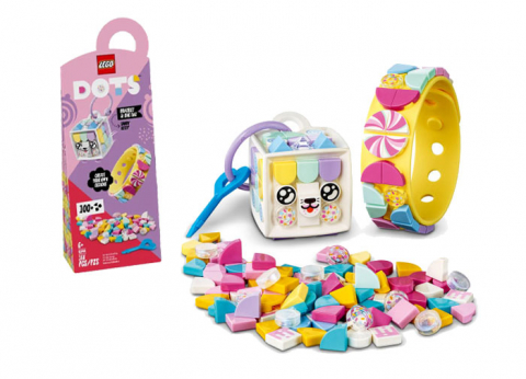 LEGO DOTS - Bratara si talisman - Pisica dulce