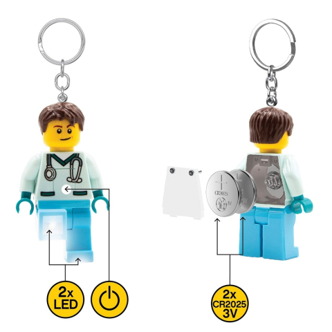 Breloc cu LED LEGO Medic [2]
