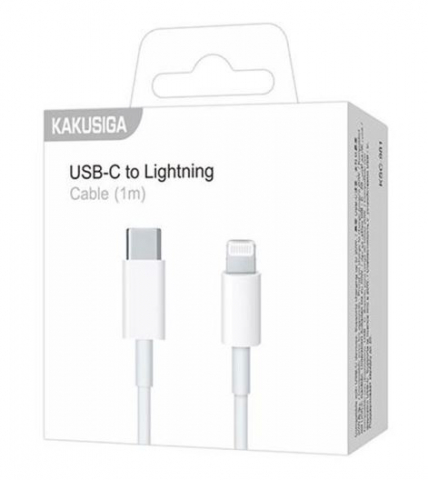 Iphone - Cablu Date si Incarcare, KSC-981, USB-C la Lightning, PD20W, QC3.0, 1m, Alb