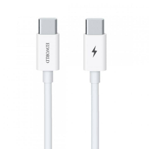 Type-C - Cablu de date Android USB-C, Incarcare rapida 4A, Alb