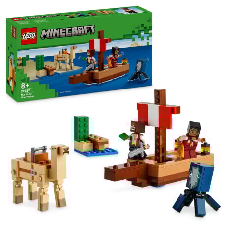 LEGO Minecraft - Calatorie pe corabia de pirati