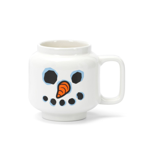 Import - Cană ceramică mică - Om de zăpadă