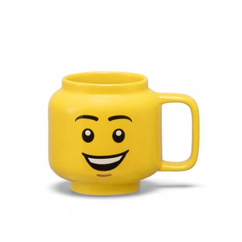 Recipiente alimentare - Cană mică LEGO din ceramică – Cap de băiat fericit
