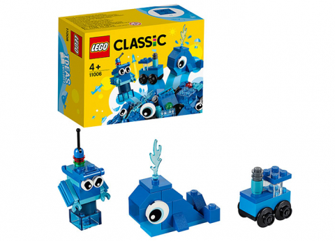 LEGO Classic - Caramizi creative albastre