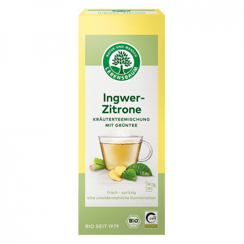 Alimente bio - Ceai cu ghimbir si lamaie ecologic